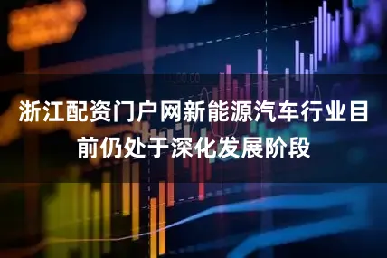 浙江配资门户网新能源汽车行业目前仍处于深化发展阶段